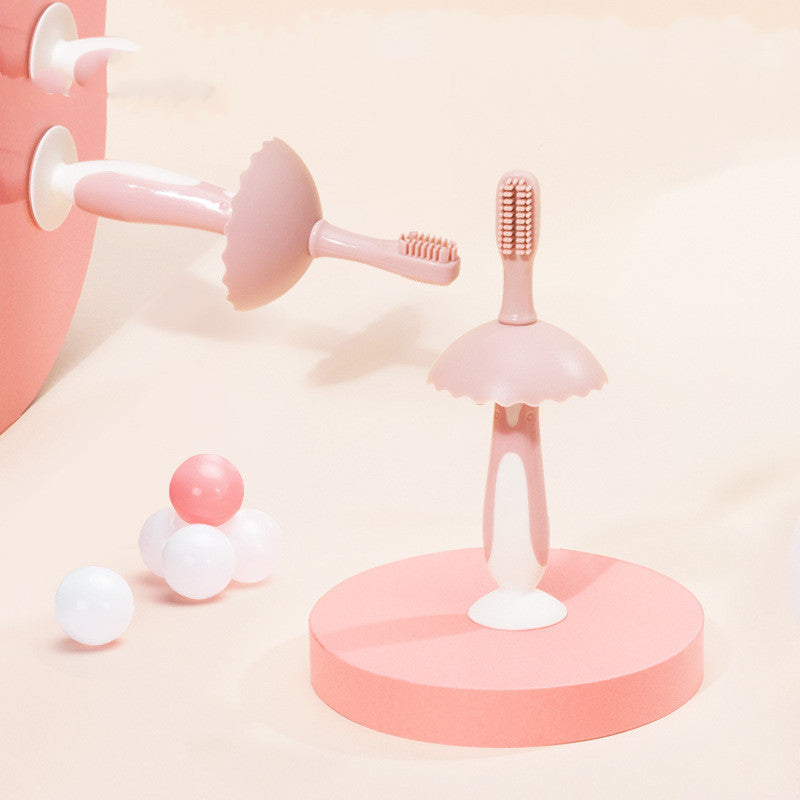 Baby Penguin Silicone Toothbrush – Soft & Safe for Infants