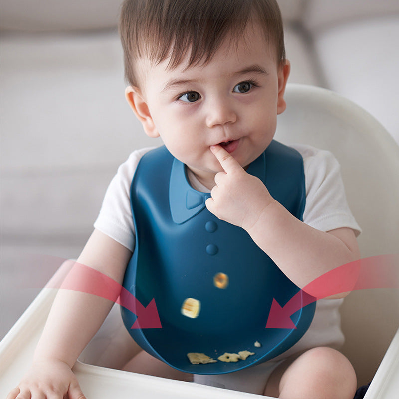 Adjustable Silicone Baby Bib – Waterproof & Easy Clean