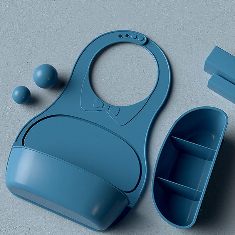 Adjustable Silicone Baby Bib – Waterproof & Easy Clean