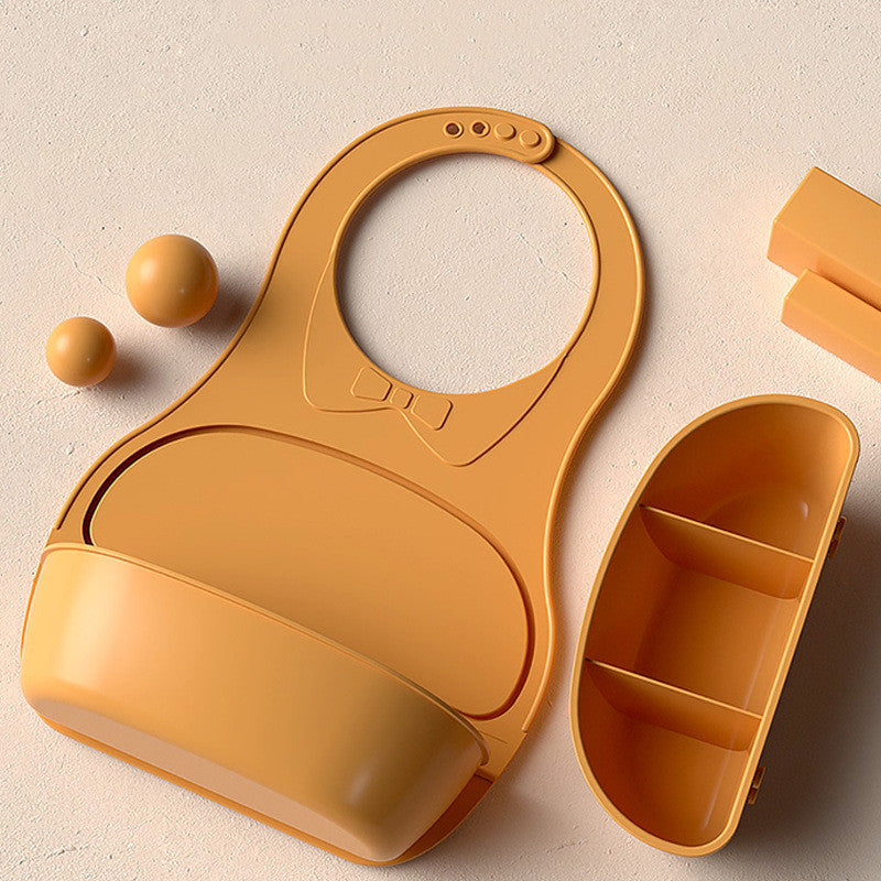 Adjustable Silicone Baby Bib – Waterproof & Easy Clean