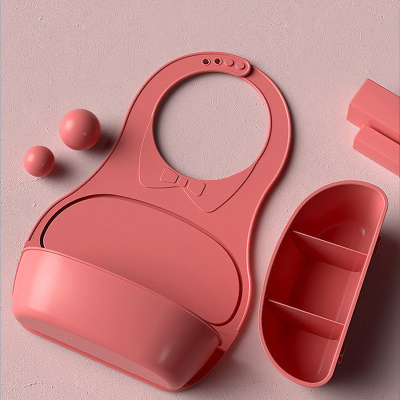 Adjustable Silicone Baby Bib – Waterproof & Easy Clean