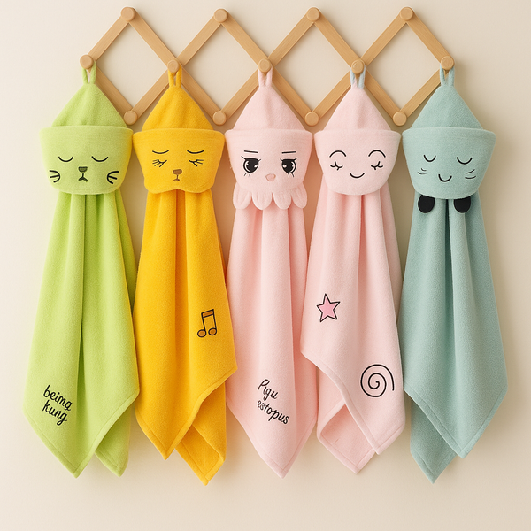 Milk&Moo Velvet Tombish Cat Toddler Towel